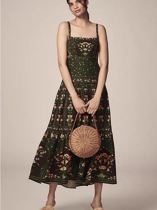 FARM Rio Dresses & Skirts - Black Flowers Arch LENZING™ ECOVERO™ Euroflax™ Maxi Dress